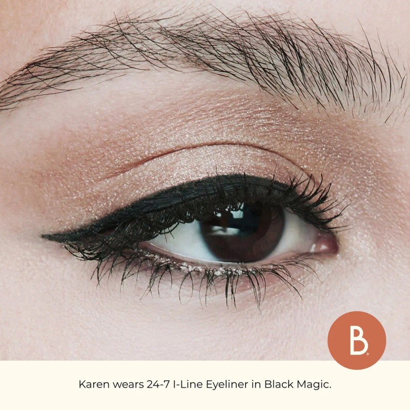 Delineador De Ojos I-line 24-7 Black Magic Negro Mate Fórmul