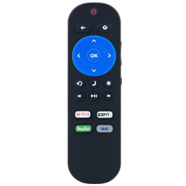 Replace Remote Applicable for Hisense Roku TV 43R6E1 40H4030F1 32H4030F1 65H9F 50H8G 43R7E 55R8F 65R6E3 65R6E1 43R6090G 65H8G 65R8F 43H4030F1 50R7E 50R6E 32H4F H6570G 58R6E 55R6E3 75H8G 55R6090G