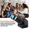 Cámara USB de 8 MP, zoom manual, cámara web 4K,