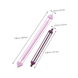 jojofuny 2Pcs DIY Yarn Stitch Holders Small Large Knitting Pins for Crafting Essential Markers for Knitting Projects for Beginners Crochet Lovers