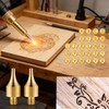 Wood Burning Tips Letters Set, Alphabet Template Branding tip for
