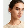 Starchenie Birthstone Earrings for Women 925 Sterling Silver Lover Heart