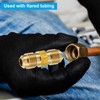 PATIKIL 5/16" Male Flare x 5/16" Male Flare Connector, 2