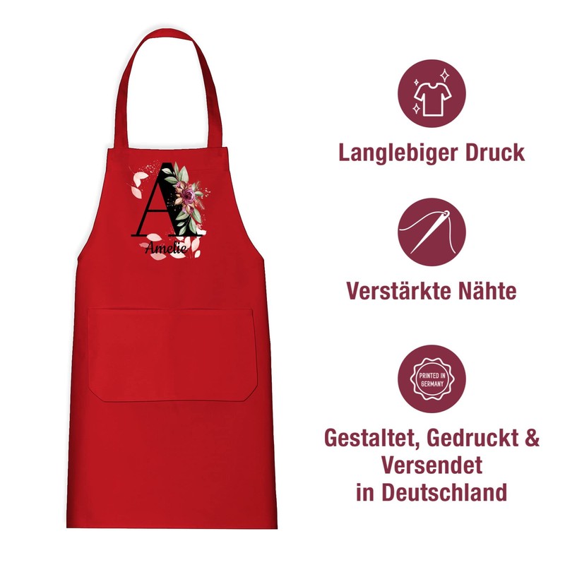 Geschenk mit Namen personalisiert by Shirtracer - Apron - Name