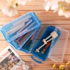 Gueevin 24 Pcs Large Capacity Plastic Pencil Box Clear Plastic