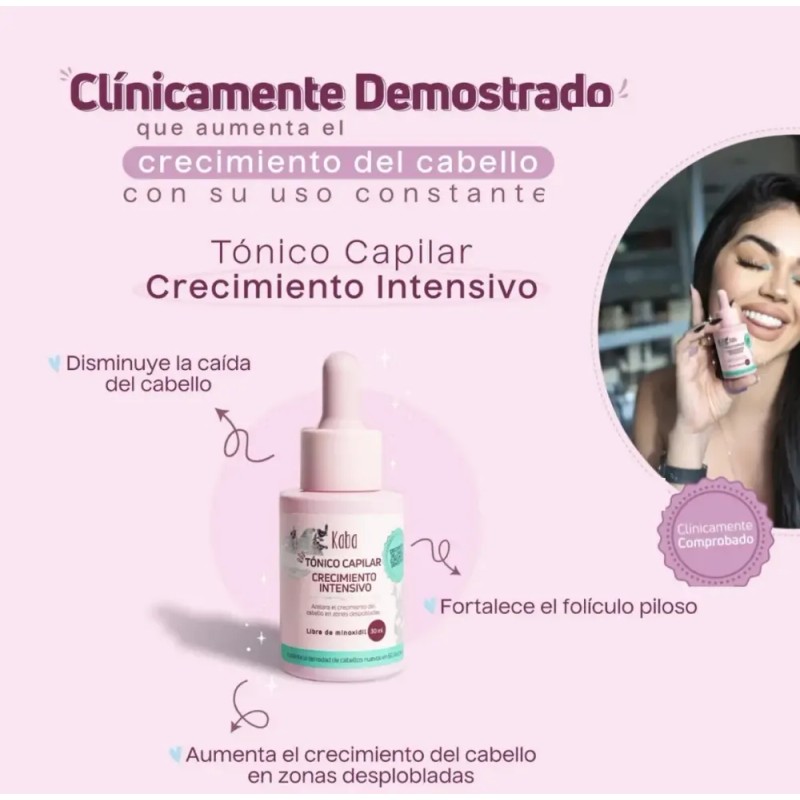 Tonico Capilar Crecimiento Intensivo Kaba 30ml