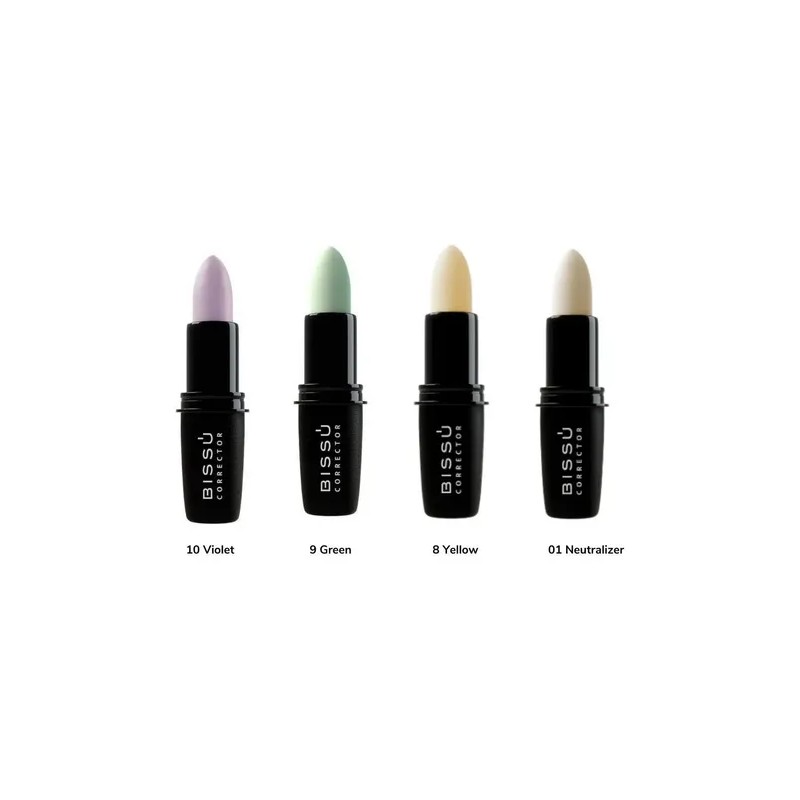 Corrector Maquillaje Bissu Quita Imperfecciones 4 Piezas