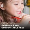 Coby - Auriculares inalámbricos Bluetooth para niños, auriculares recargables con