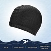 M METERXITY 2-Pack Silicone Teardrop Swim Cap, 7.5" Opening 7.1"