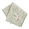Blooming 138857-0001-05 Wedgwood Towel Handkerchief Magnolia (Green) [100% Cotton] Women's
