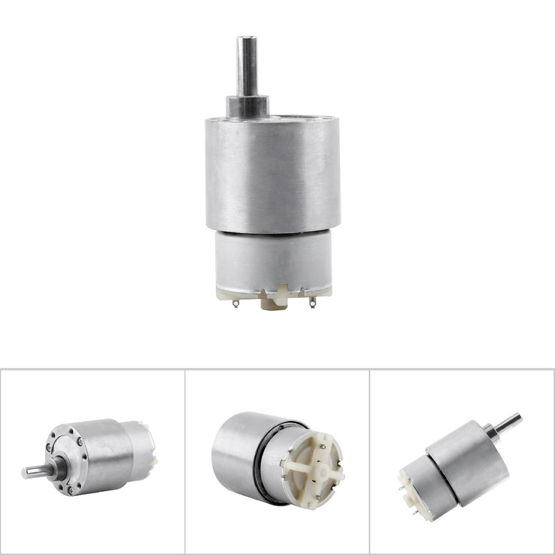 37mm DC 12V High Torque Gear Box Electric Motor 3.5/15/30/70RPM