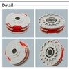 Abnaok Strimmer Spool Line for Flymo FLY021, 4PCS String Trimmer