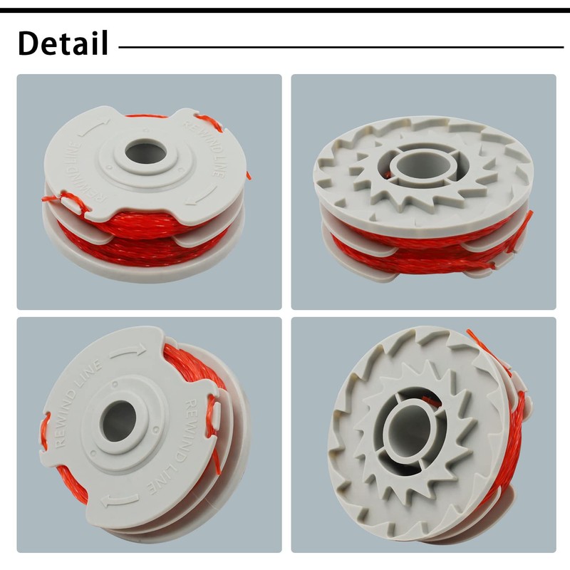 Abnaok Strimmer Spool Line for Flymo FLY021, 4PCS String Trimmer