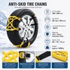 3-Piece Emergency Tire Traction Belts for Snow & Mud –