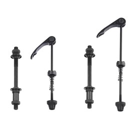 Changyeah 2 Pcs Quick Release Bike Skewer Front/Rear Wheel, 160mm/190mm Bike Skewers Ultralight Alloy Quick Release Skewer Set Replacement Repair Parts Accessory.
