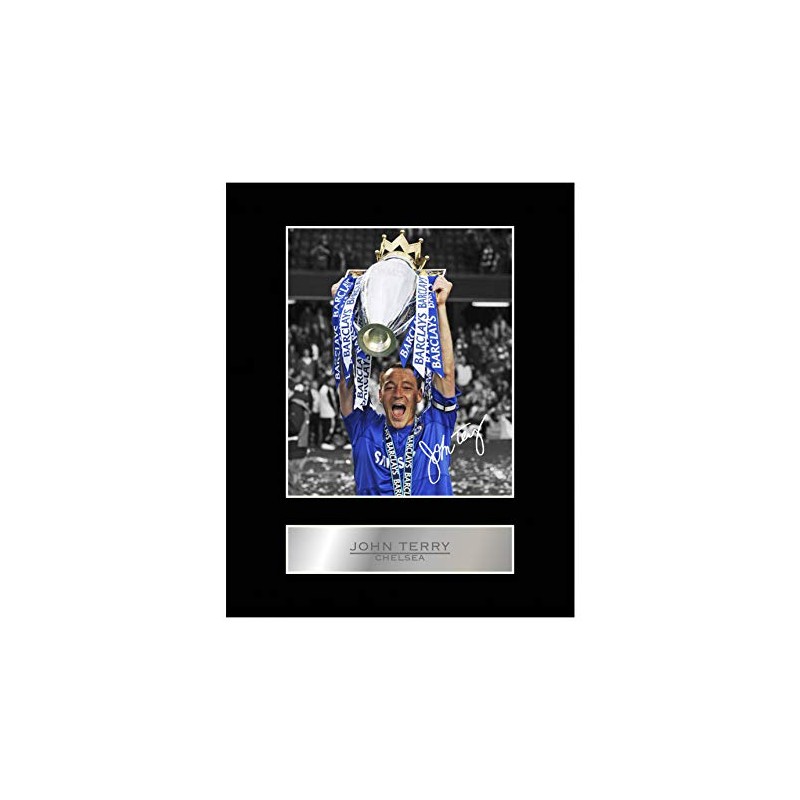 Iconic Pics John Terry Signed Mounted Photo Display Chelsea FC