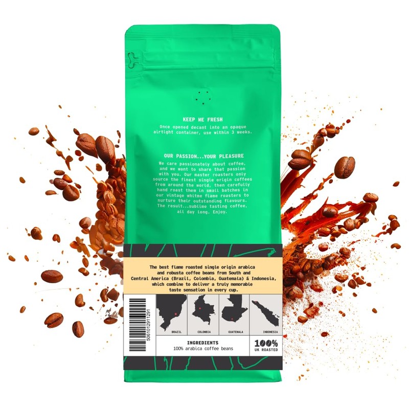 Coffee Ground for Cafetiere, 227g Bag Blazing Trails Blend Ground