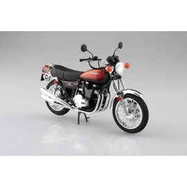 Aoshima Bunka Kyozai 1/12 The Bike Series No. 4 Kawasaki Z2 750RS 1973 Plastic Model, Molded Color