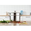 Prime Cook 3'' High Wall Stainless Steel Steamer Basket (9.45''/24CM)