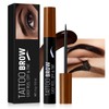 Peel Off Eyebrow Tint Dark Brown, Long Lasting Tattoo Brow