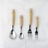 Nagao WY-46 Waiwai Kitchen Dinner Cutlery Set, 8 Pieces, Stainless