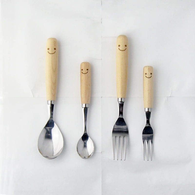 Nagao WY-46 Waiwai Kitchen Dinner Cutlery Set, 8 Pieces, Stainless