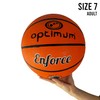 Optimum Street Basketball - Durable Korean Rubber with All-Weather Grip