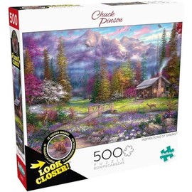 Buffalo Games - Chuck Pinson - Inspiraciones de la Primavera - Rompecabezas de 500 Piezas para Adultos, Rompecabezas desafiante Perfecto para Noches de Juego, tamaño del Rompecabezas es de 21.25 x