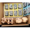 3D Metal & Wooden Brain Teasers Puzzle Set Gift Kids