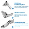 2 PCS Folding Door/Shelf Hinge, 90 Degree Hidden Bracket Table