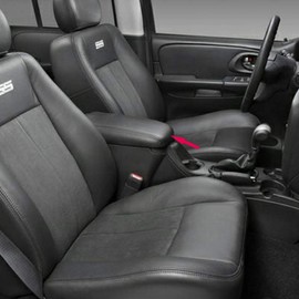G-PLUS Center Console Armrest Lid Compatible with Chevy Trailblazer/GMC Envoy Envoy XL 2006-2009/Chevy Trailblazer EXT 2006 Latch Repair Kit Assembly Black Replaces 25998847, 25998844, 25998838