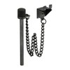 Prime-Line MP4148 Sliding Door Pin Lock with Ring, Black Finish