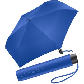 Esprit Mini Pocket Umbrella Slimline FJ 2022, Beaucoup Blue, Pocket umbrella hand opener