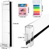 Memo and Notes Board, Pack of 2 Acrylic Transparent Sticky