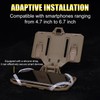 Zhongren Tactical Phone Chest Mount Molle Foldable Navigation Universal Phone