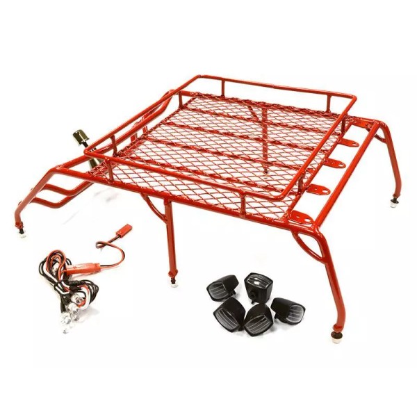 Integy Realistic 1/10 Scale Metal Luggage Tray 267x169mm with 5