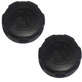 2 Pieces Fuel Tank Cap Replacement 17620-ZL8-003 17620-ZL8-023 17620-ZL8-013 Compatible with GC135 CG160 GC190 Plastic Fuel Cap Lawn Mower Accessories