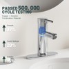 Greenspring Chrome Bathroom Faucets, Single Handle Bathroom Faucet 1 Hole