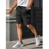 Comdecevis Mens Casual Cargo Shorts Cotton Drawstring Classic Cargo Stretch