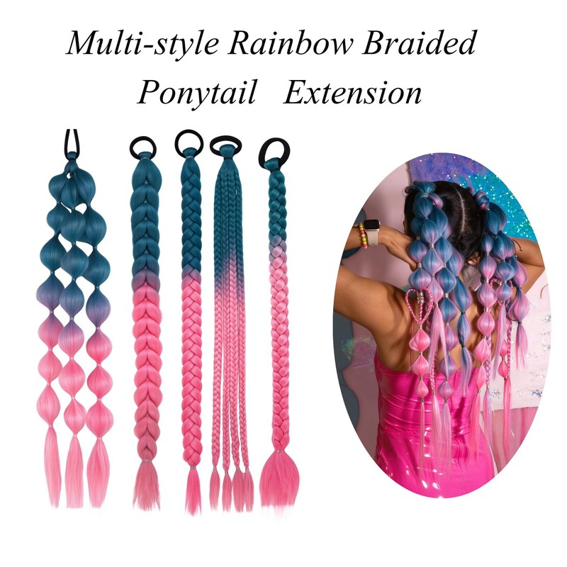 Ombre Hair Extensions Ponytail 26 Inch Hair Extension for Braiding