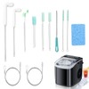 LLMSIX 12pcs Ice Machine Cleaner, Ice Maker Cleaning Kit, Countertop