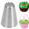 7 Pieces Large Piping Tips Set, 3Pieces Russian Grass Cream