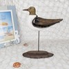 Wood Bird Statue Nautical Decor Decorative Seagull Sculpture Hand Carved