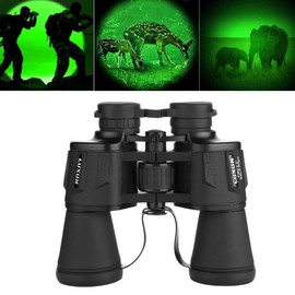 HD Compact Handheld Bird Watching Binoculars Zoom Hunting Binocular Day Dim Light Vision Bird Telescope Outdoor (Black)