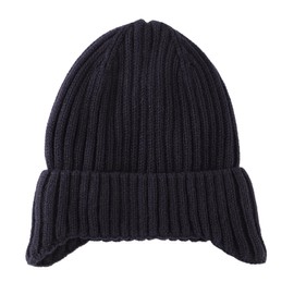Home Prefer - Gorros de invierno para niños y niñas y niños pequeños con orejeras con forro polar para clima frío, Azul marino, 3-7 Años