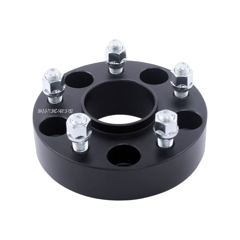 DCVAMOUS 4PC Black 5x4.75 Hubcentric Wheel Spacers 1.5 Inch with