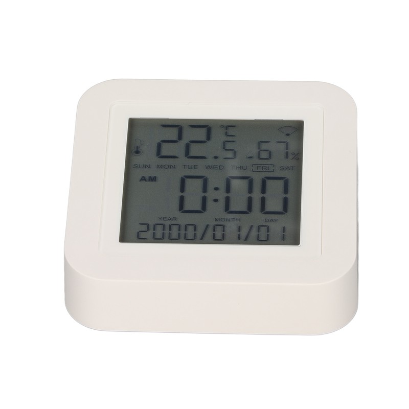 Smart WiFi Temperature Humidity Sensor 2.4GHz Wireless Phone Remote for