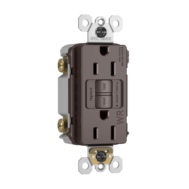 RADIANT 1597TRWRW SELF TEST TR WR GFCI 15A 125V WH