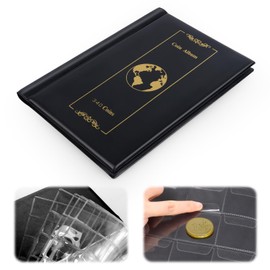 VFANDV Coin Collection Album, 340 Pieces Coin Storage Coin Holder Book Coin Storage Album Money Penny Bag for Currency & Pennies & Penny & Quarter