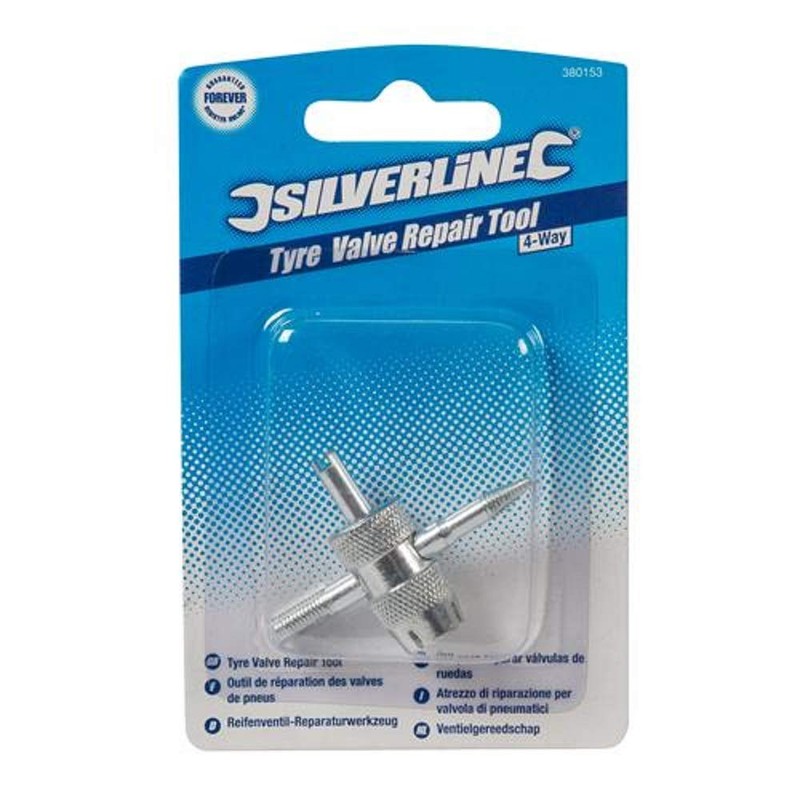 Silverline Tyre Valve Repair Tool 4 - Way (380153)